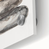 Neutral Coastal Rock Stack Wall Art - Beach-Themed Seaside Artwork