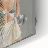 Beach-Themed Coastal Wall Art - Seaside Woman with Seashell Head