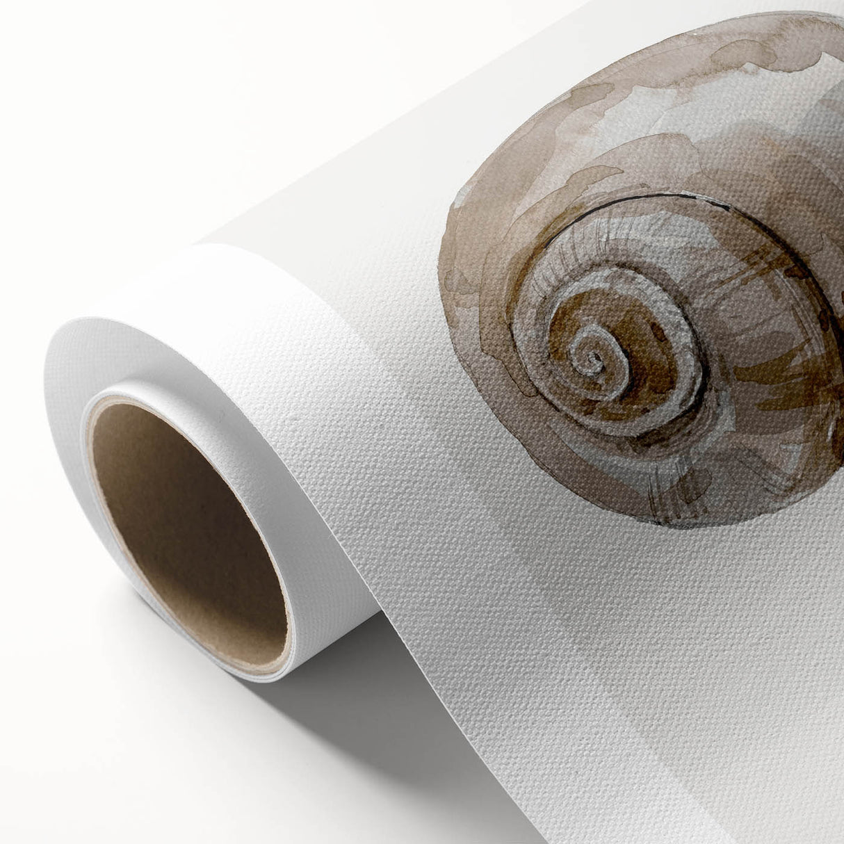 Coastal Wall Art - Nautical Snail Shell Print for Beach-Themed Decor