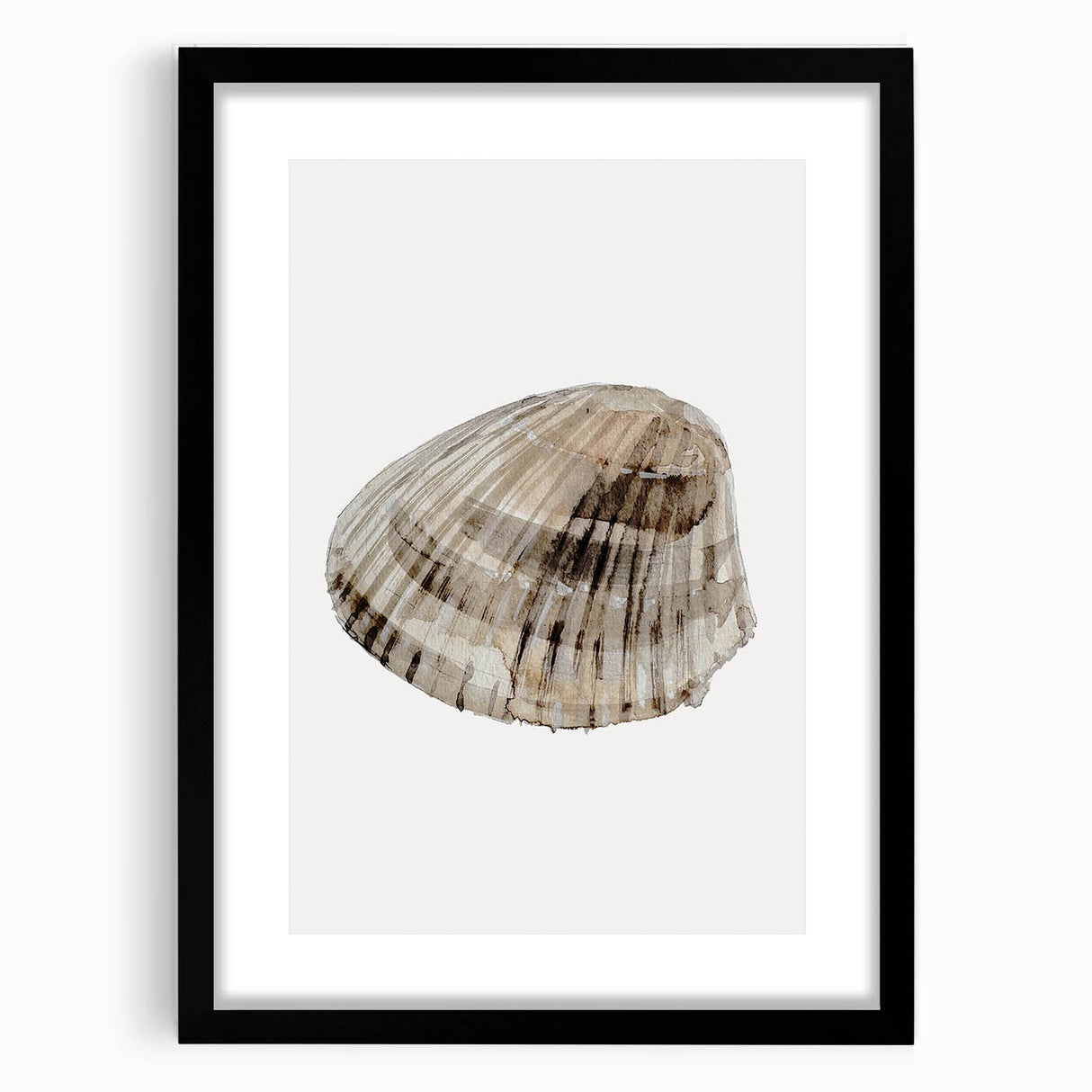 Coastal Wall Art - Nautical Seashell Print for Beach-Themed Decor