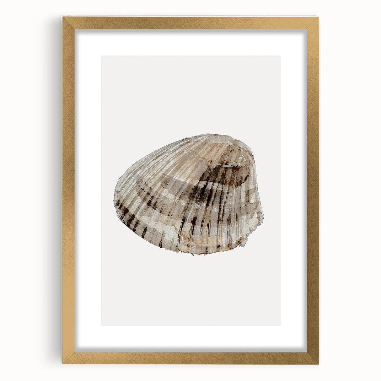 Coastal Wall Art - Nautical Seashell Print for Beach-Themed Decor