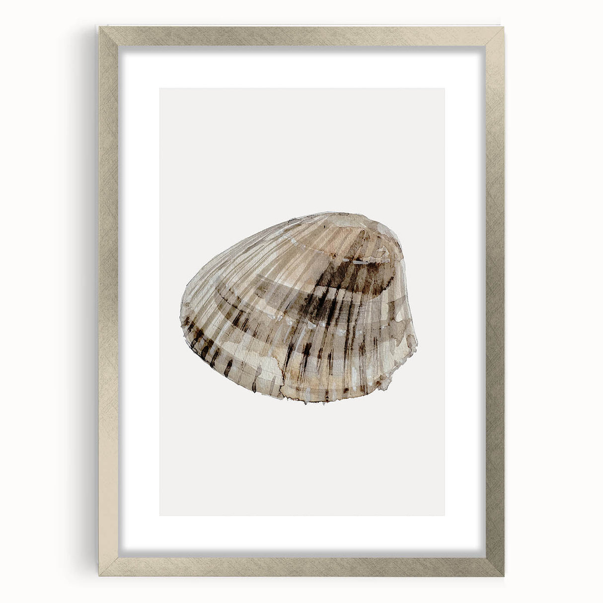 Coastal Wall Art - Nautical Seashell Print for Beach-Themed Decor
