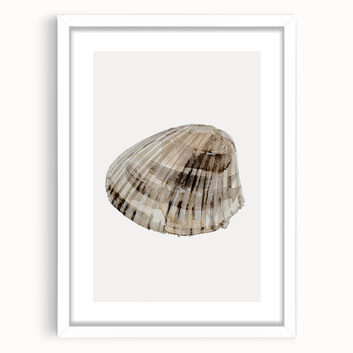 Coastal Wall Art - Nautical Seashell Print for Beach-Themed Decor