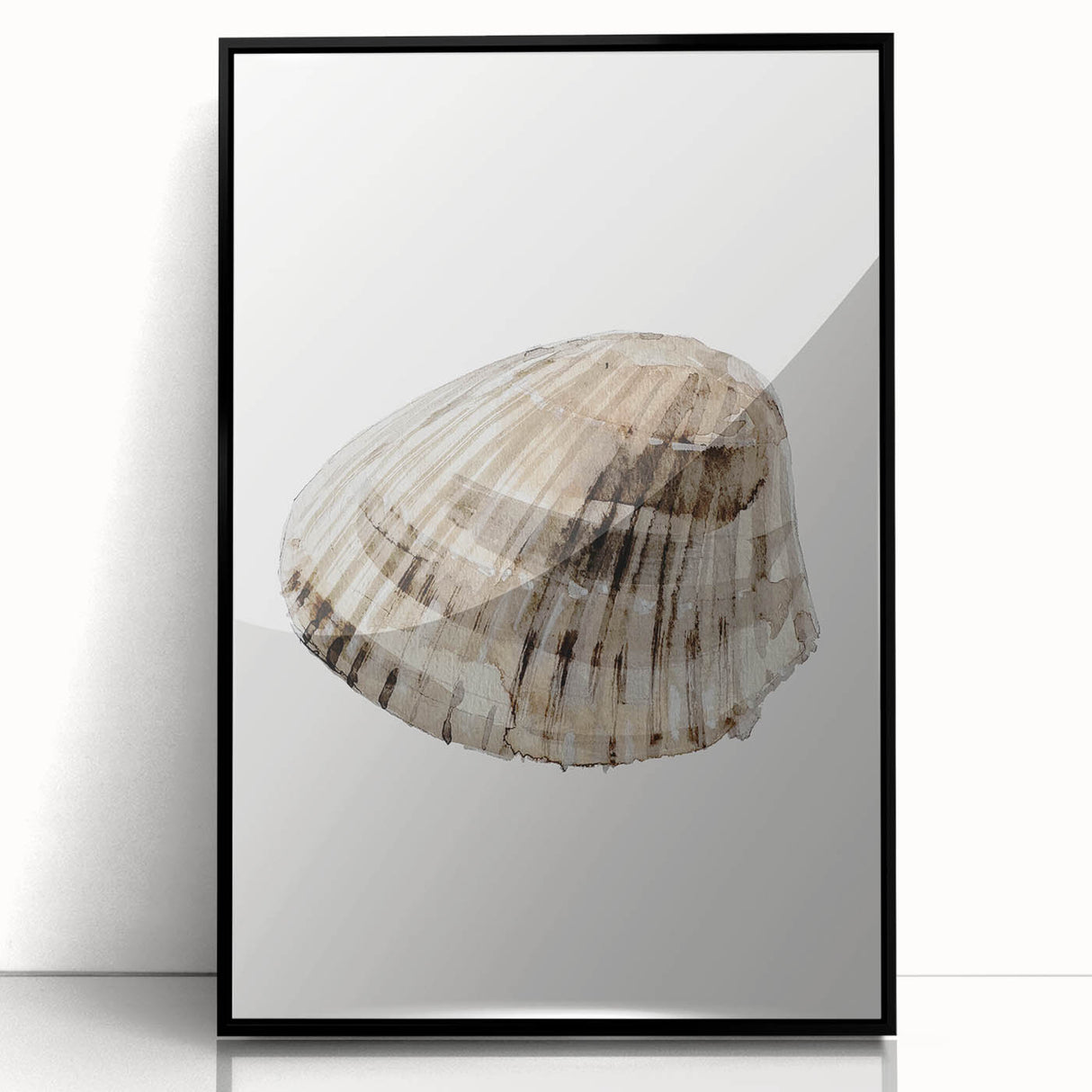 Coastal Wall Art - Nautical Seashell Print for Beach-Themed Decor