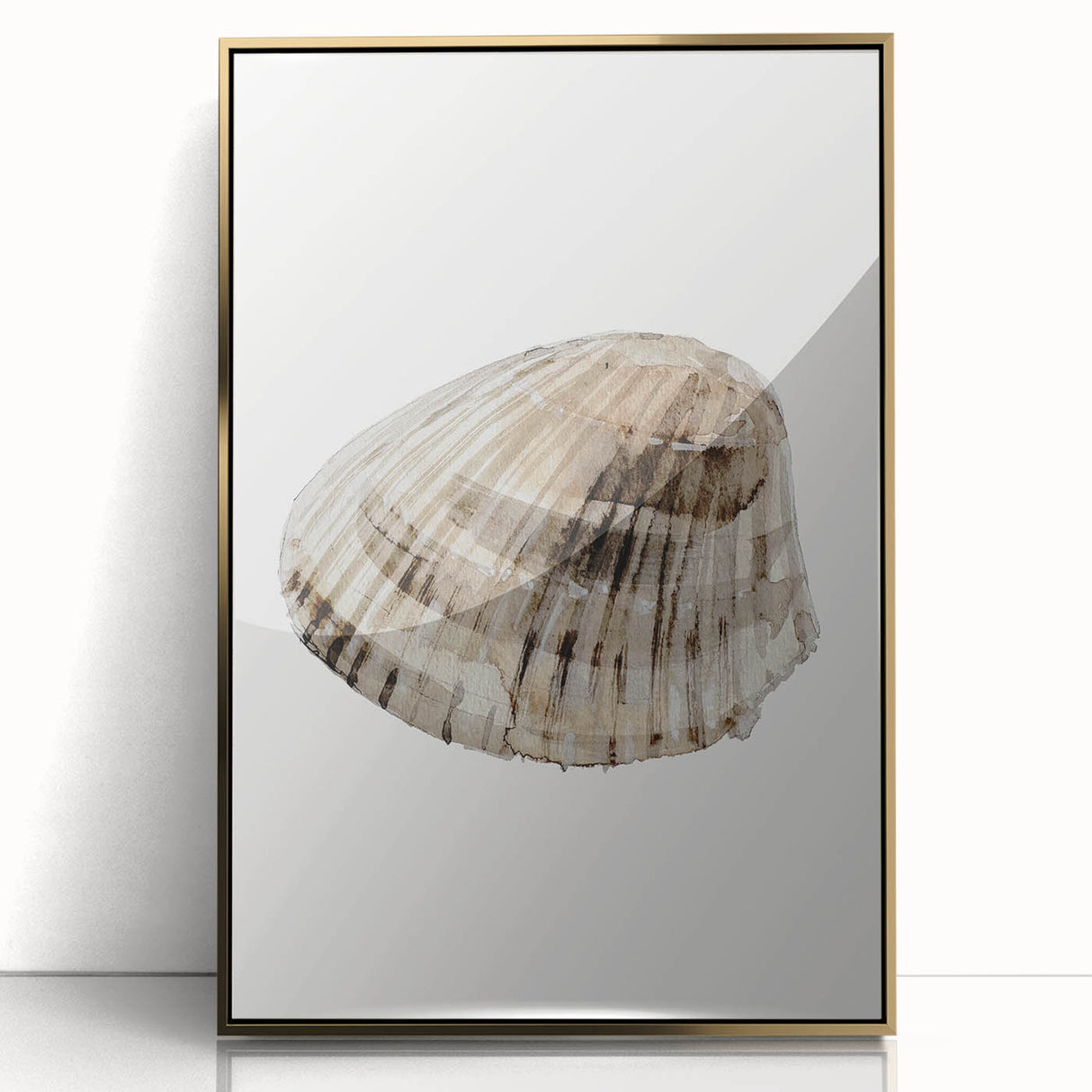 Coastal Wall Art - Nautical Seashell Print for Beach-Themed Decor