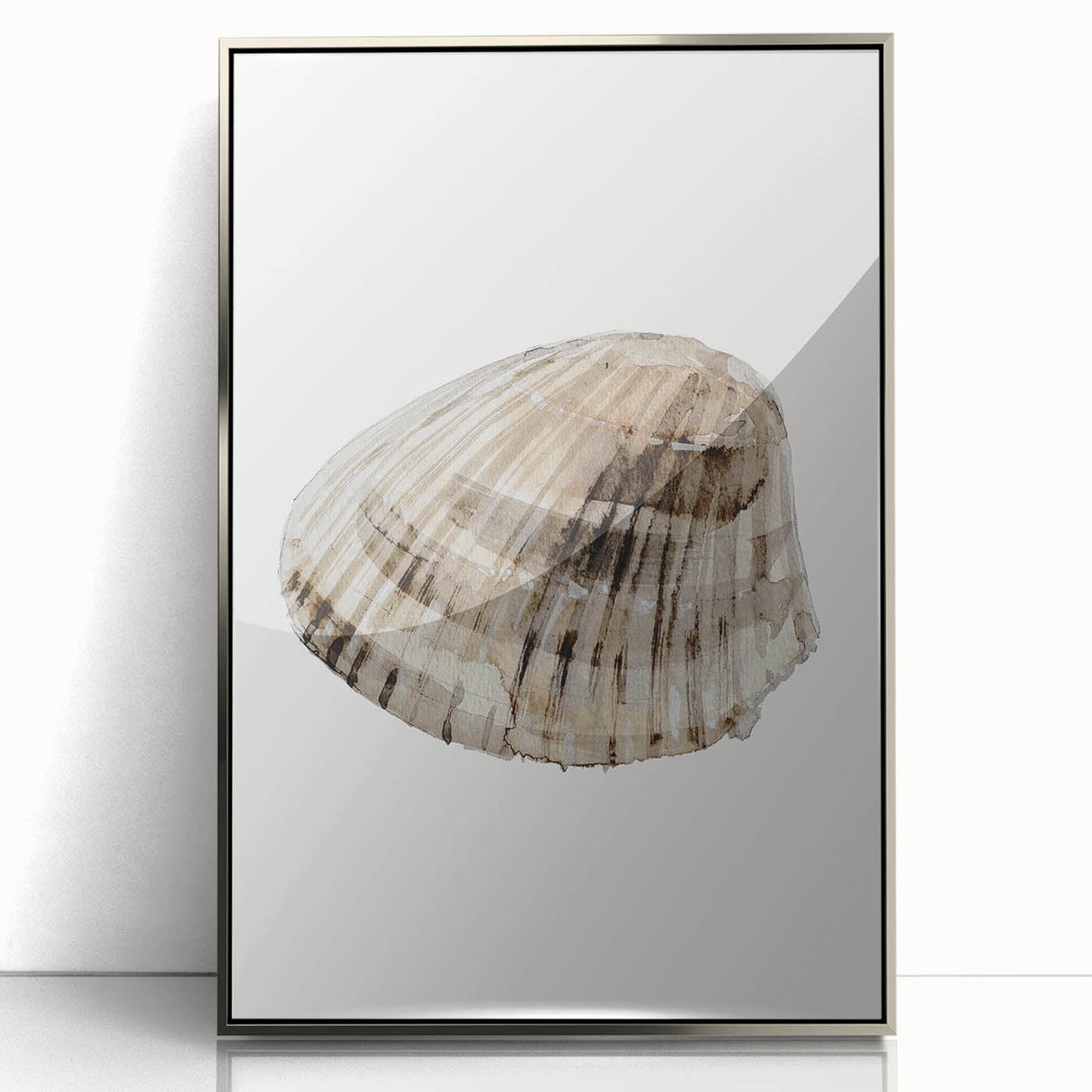 Coastal Wall Art - Nautical Seashell Print for Beach-Themed Decor