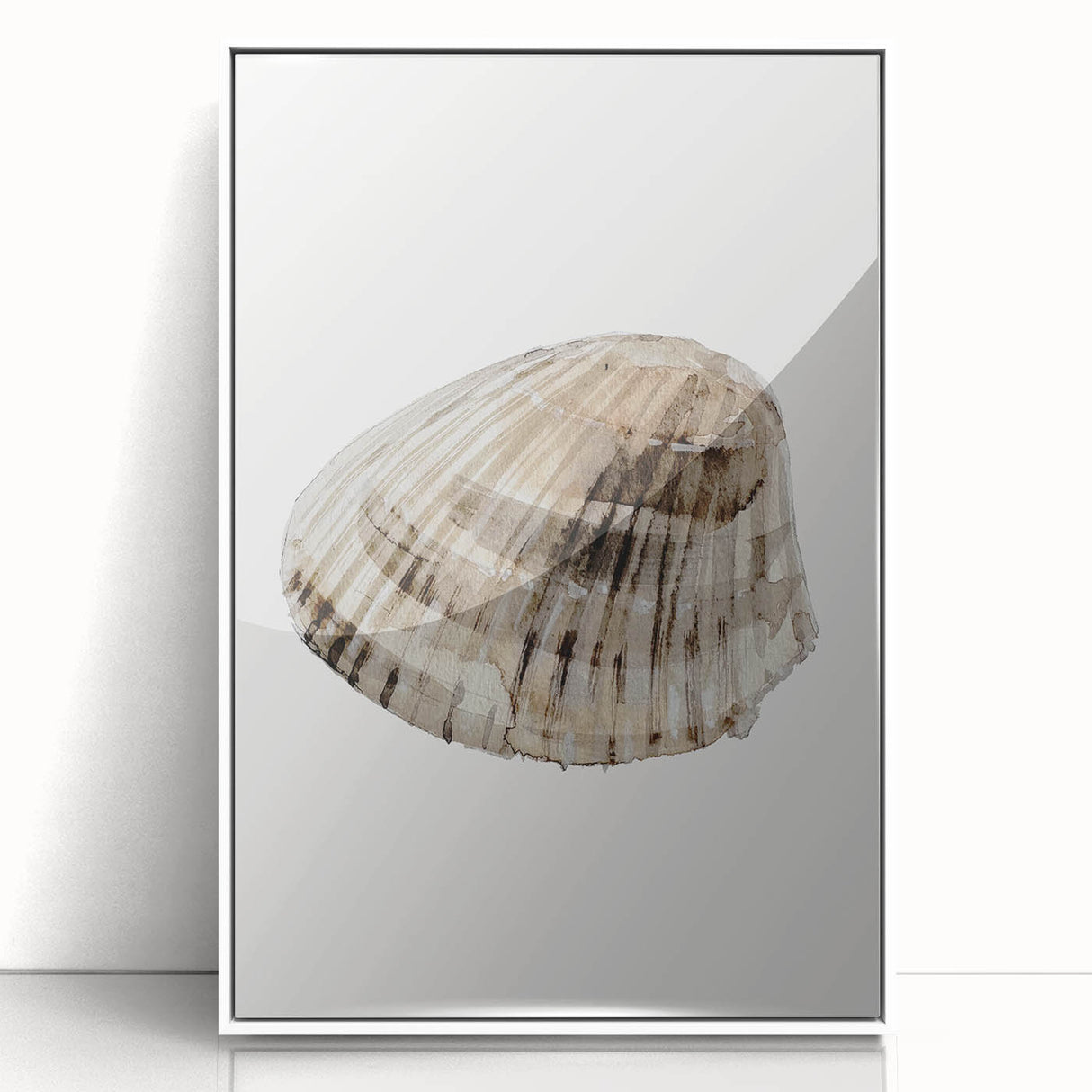 Coastal Wall Art - Nautical Seashell Print for Beach-Themed Decor