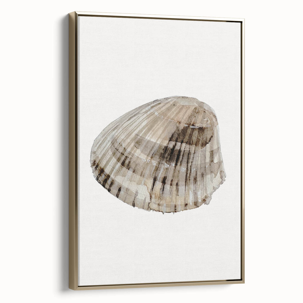 Coastal Wall Art - Nautical Seashell Print for Beach-Themed Decor