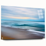 Tranquil Ocean Waves Coastal Wall Art – Beach-Themed Seaside Print