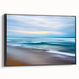 Tranquil Ocean Waves Coastal Wall Art – Beach-Themed Seaside Print