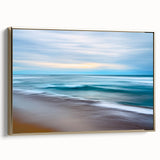 Tranquil Ocean Waves Coastal Wall Art – Beach-Themed Seaside Print