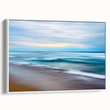 Tranquil Ocean Waves Coastal Wall Art – Beach-Themed Seaside Print