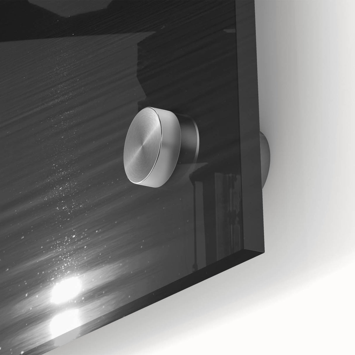 Coastal Wall Art - Moonlight Reflection on Water Black and White Print