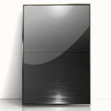 Coastal Wall Art - Moonlight Reflection on Water Black and White Print