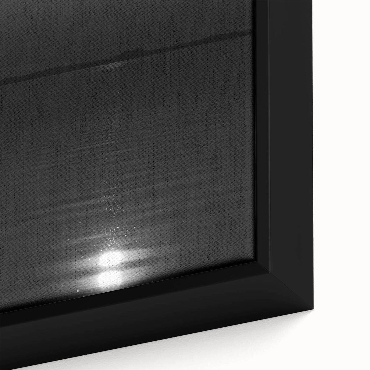 Coastal Wall Art - Moonlight Reflection on Water Black and White Print