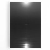 Coastal Wall Art - Moonlight Reflection on Water Black and White Print