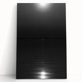 Coastal Wall Art - Moonlight Reflection on Water Black and White Print