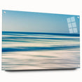 Abstract Ocean Waves Coastal Wall Art – Nautical Beach-Themed Print