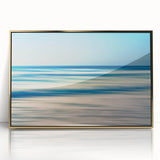 Abstract Ocean Waves Coastal Wall Art – Nautical Beach-Themed Print