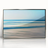 Abstract Ocean Waves Coastal Wall Art – Nautical Beach-Themed Print