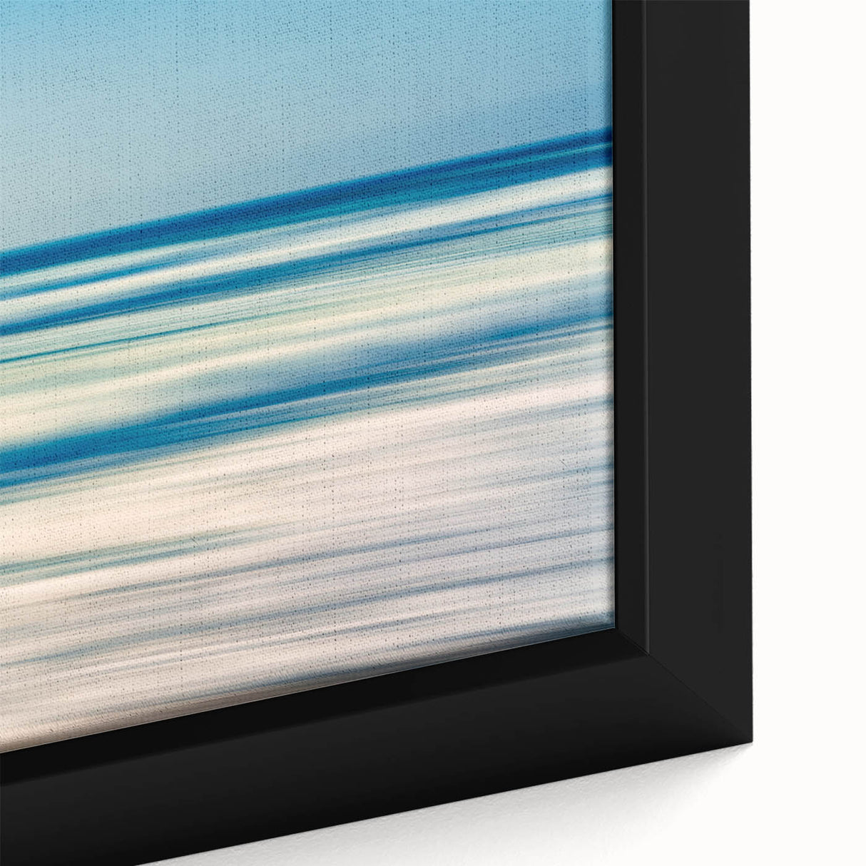 Abstract Ocean Waves Coastal Wall Art – Nautical Beach-Themed Print