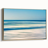Abstract Ocean Waves Coastal Wall Art – Nautical Beach-Themed Print