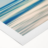 Abstract Ocean Waves Coastal Wall Art – Nautical Beach-Themed Print