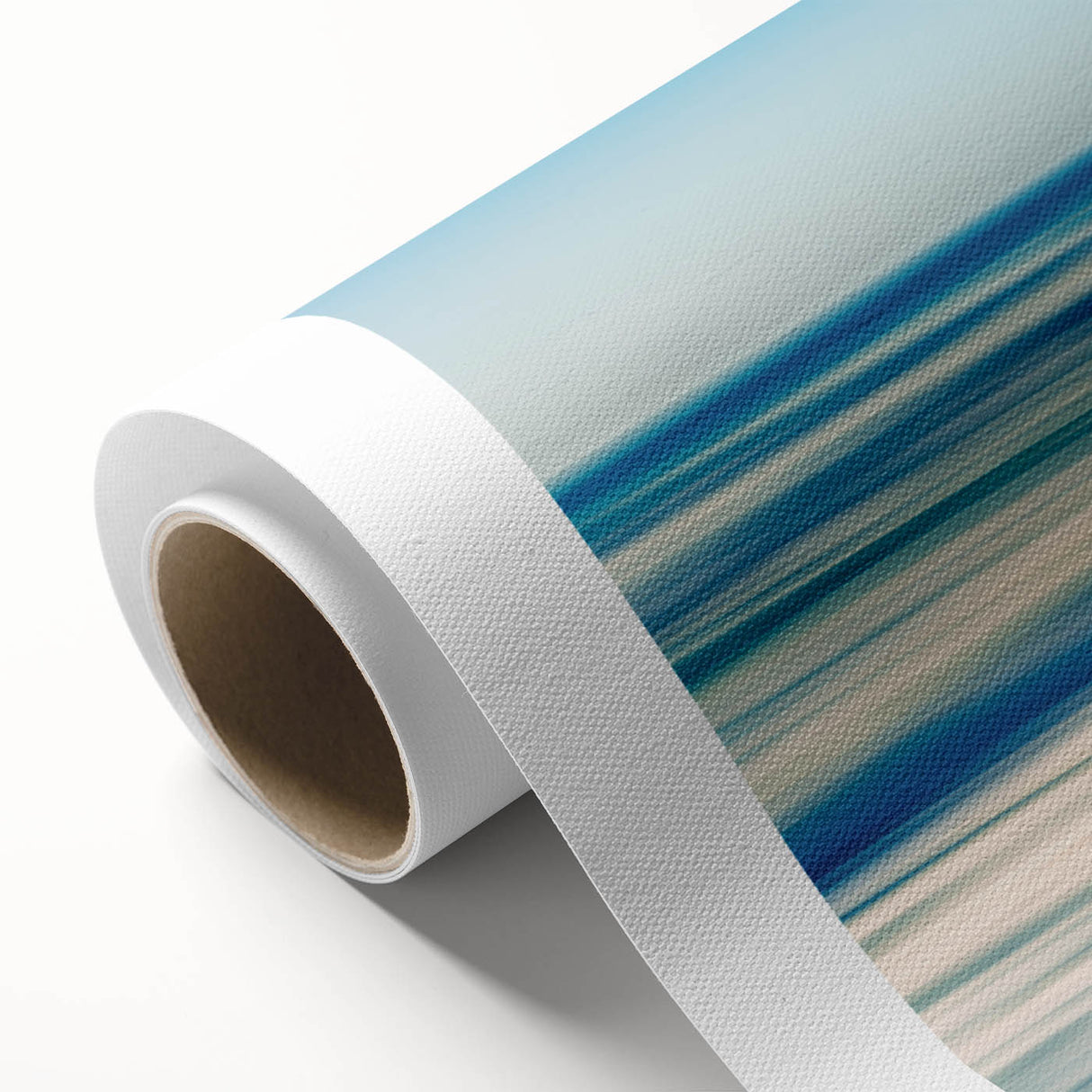 Abstract Ocean Waves Coastal Wall Art – Nautical Beach-Themed Print
