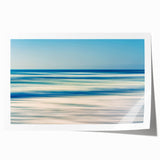 Abstract Ocean Waves Coastal Wall Art – Nautical Beach-Themed Print