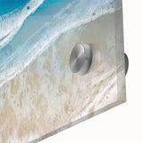 Aerial Ocean Waves Coastal Wall Art – Beach-Themed Nautical Print