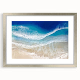 Aerial Ocean Waves Coastal Wall Art – Beach-Themed Nautical Print
