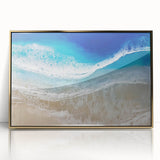 Aerial Ocean Waves Coastal Wall Art – Beach-Themed Nautical Print