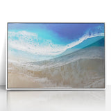 Aerial Ocean Waves Coastal Wall Art – Beach-Themed Nautical Print