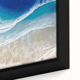 Aerial Ocean Waves Coastal Wall Art – Beach-Themed Nautical Print