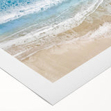 Aerial Ocean Waves Coastal Wall Art – Beach-Themed Nautical Print