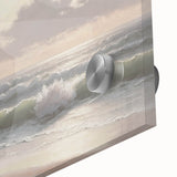 Serene Coastal Waves Wall Art – Tranquil Ocean Beach-Themed Print