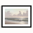 Serene Coastal Waves Wall Art – Tranquil Ocean Beach-Themed Print