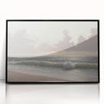 Serene Coastal Waves Wall Art – Tranquil Ocean Beach-Themed Print