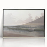 Serene Coastal Waves Wall Art – Tranquil Ocean Beach-Themed Print
