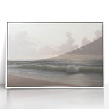 Serene Coastal Waves Wall Art – Tranquil Ocean Beach-Themed Print