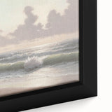 Serene Coastal Waves Wall Art – Tranquil Ocean Beach-Themed Print
