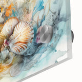 Seashell Collection Coastal Wall Art – Ocean-Themed Nature Print