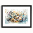 Seashell Collection Coastal Wall Art – Ocean-Themed Nature Print