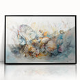 Seashell Collection Coastal Wall Art – Ocean-Themed Nature Print