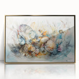 Seashell Collection Coastal Wall Art – Ocean-Themed Nature Print