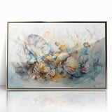 Seashell Collection Coastal Wall Art – Ocean-Themed Nature Print