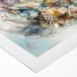 Seashell Collection Coastal Wall Art – Ocean-Themed Nature Print