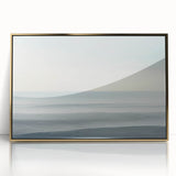 Minimalist Coastal Wall Art – Serene Ocean Horizon Beach Print