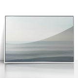 Minimalist Coastal Wall Art – Serene Ocean Horizon Beach Print