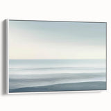 Minimalist Coastal Wall Art – Serene Ocean Horizon Beach Print